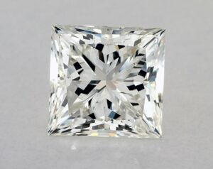 Natural 2.51 Carat J SI2 Princess Diamond