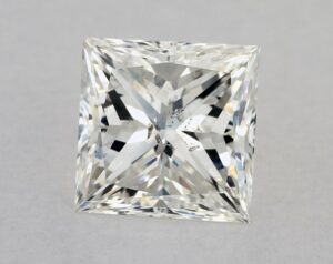 Natural 1.5 Carat I SI2 Princess Diamond
