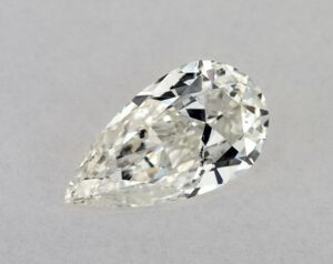 Natural 0.72 Carat J SI2 Pear Diamond