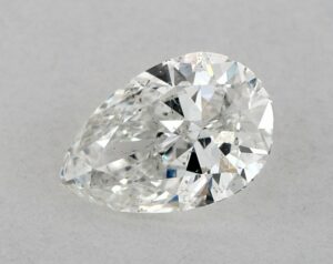 Natural 0.7 Carat F SI2 Pear Diamond