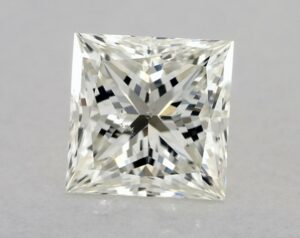 Natural 1 Carat L SI2 Princess Diamond