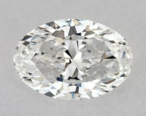 Natural 0.6 Carat F SI2 Oval Diamond