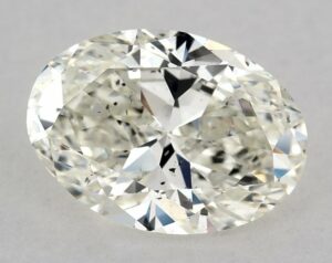 Natural 1.54 Carat J SI2 Oval Diamond
