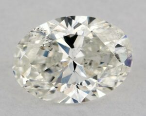 Natural 1.09 Carat I SI2 Oval Diamond