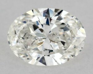 Natural 0.5 Carat G SI2 Oval Diamond