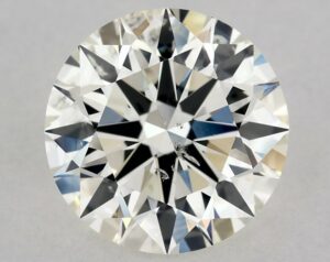 Natural 1.59 Carat J SI2 Round Diamond