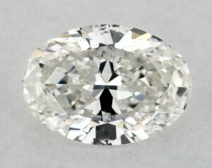 Natural 0.72 Carat G SI1 Oval Diamond