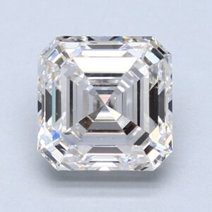 Lab Created 2.4 Carat G VS1 Asscher Diamond