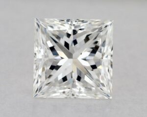 Natural 0.5 Carat F VS2 Princess Diamond