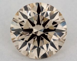 Natural 3.07 Carat W-X VS1 Round Diamond