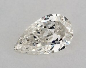 Natural 0.91 Carat I VVS2 Pear Diamond