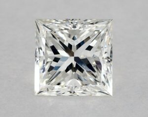 Natural 2 Carat H SI2 Princess Diamond