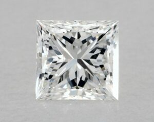 Natural 0.5 Carat F VS2 Princess Diamond