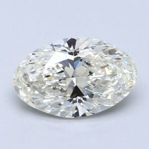 Natural 1.55 Carat K SI2 Oval Diamond