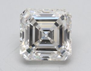 Lab Created 2.26 Carat H VS1 Asscher Diamond