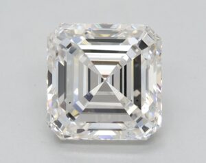 Lab Created 2.02 Carat G VS2 Asscher Diamond