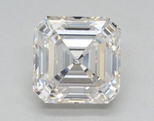 Lab Created 2.04 Carat G VS1 Asscher Diamond