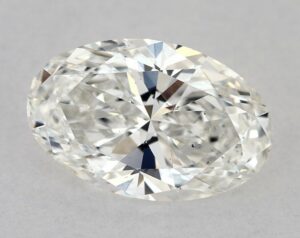 Natural 1 Carat G SI1 Oval Diamond