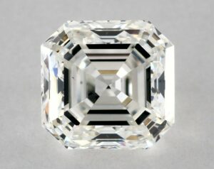 Natural 1.13 Carat H VS2 Asscher Diamond