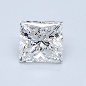 Natural 0.92 Carat F VS1 Princess Diamond