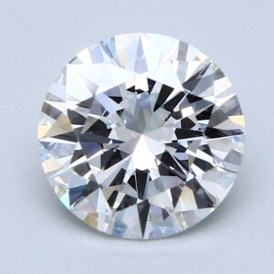 Natural 4.09 Carat F VS1 Round Diamond