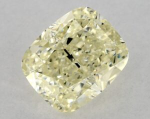 Natural 1.1 Carat Yellow VS1 Cushion Diamond