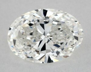 Natural 0.72 Carat G SI1 Oval Diamond