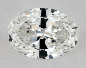 Natural 1 Carat F VS2 Oval Diamond