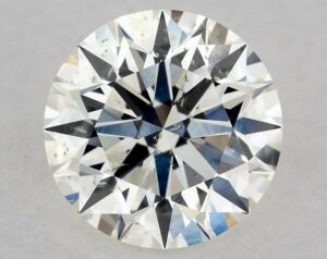 Natural 1 Carat K SI2 Round Diamond