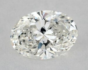 Natural 1.08 Carat H SI1 Oval Diamond