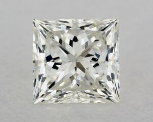 Natural 1.24 Carat J VS2 Princess Diamond