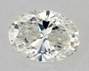 Natural 1.01 Carat H VS1 Oval Diamond