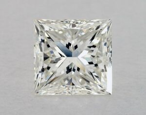 Natural 2.02 Carat J SI2 Princess Diamond