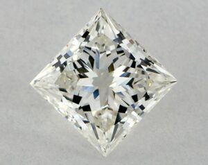 Natural 1 Carat H VS2 Princess Diamond