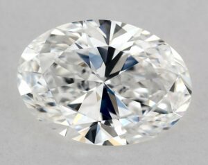 Natural 1.03 Carat E VVS2 Oval Diamond