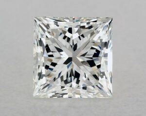 Natural 2.5 Carat F VS2 Princess Diamond