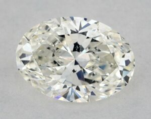 Natural 1.23 Carat I SI1 Oval Diamond
