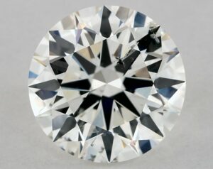 Natural 2 Carat H SI2 Round Diamond