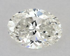 Natural 1.01 Carat H SI2 Oval Diamond