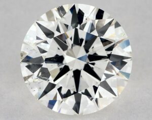 Natural 2.5 Carat J SI2 Round Diamond