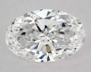 Natural 1.5 Carat D VVS2 Oval Diamond