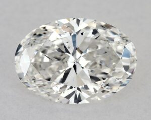 Natural 1.03 Carat G SI2 Oval Diamond