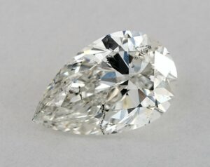 Natural 1.27 Carat I SI2 Pear Diamond