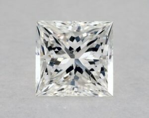 Natural 1.01 Carat I SI2 Princess Diamond