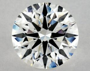 Natural 3.05 Carat H VS1 Round Diamond