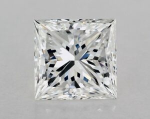 Natural 2.61 Carat D VS2 Princess Diamond