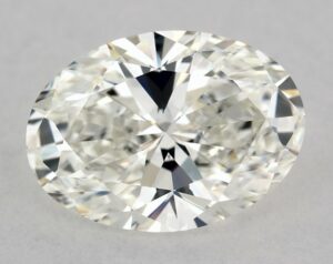 Natural 1.51 Carat I VVS1 Oval Diamond