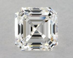 Natural 1 Carat E VS1 Asscher Diamond