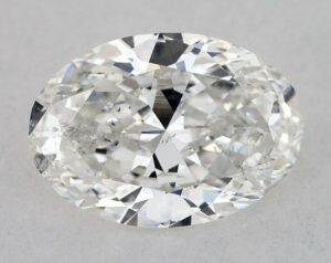 Natural 1.22 Carat G SI2 Oval Diamond