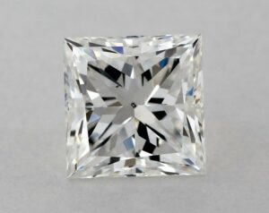 Natural 1.04 Carat G SI1 Princess Diamond